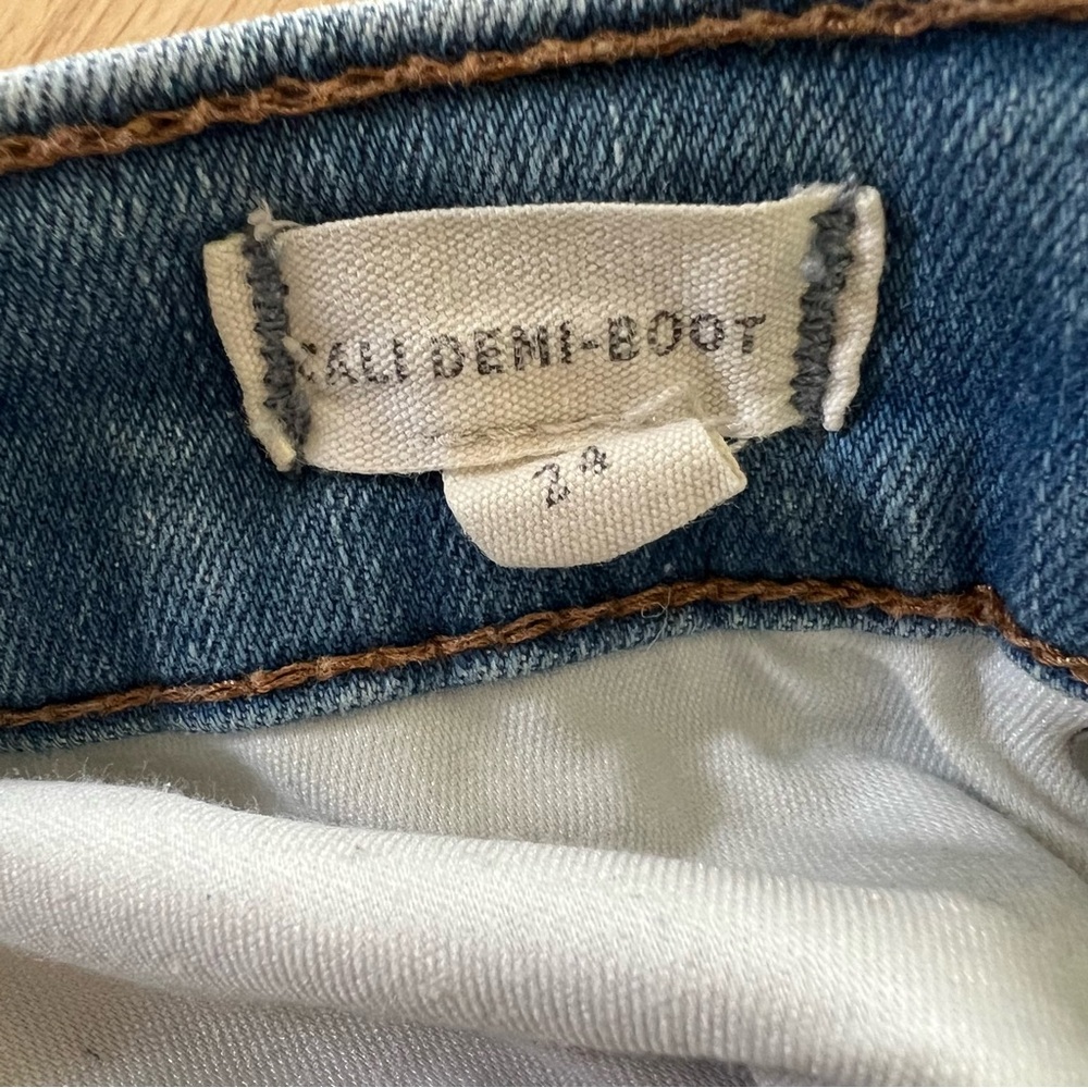 Madewell Cali Demi Boot Jeans Size 24 - Picture 5 of 11